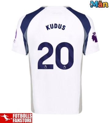 Tottenham Hotspur Mohammed Kudus #20 Hemmatröja 2025-26 Kortärmad
